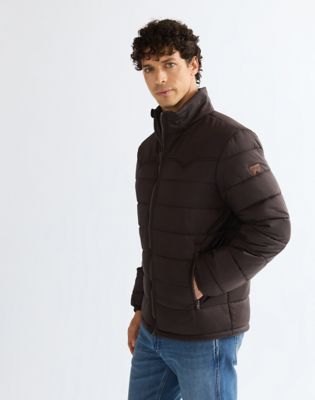 Regular Packable Puffer Jacket in Chocolate Torte