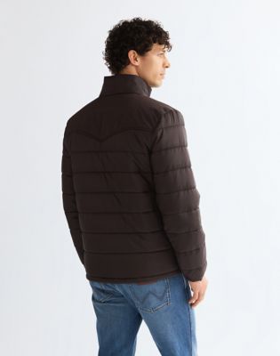 Regular Packable Puffer Jacket in Chocolate Torte