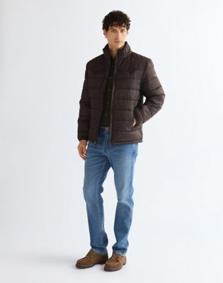 Regular Packable Puffer Jacket in Chocolate Torte