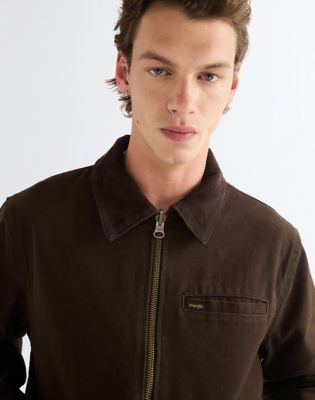 Regular Utility Jacket in Chocolate Torte