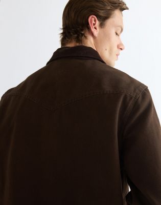 Regular Utility Jacket in Chocolate Torte