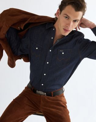Blue Bell Regular Indigood Icons 27MW Western Shirt in Indigo Raw