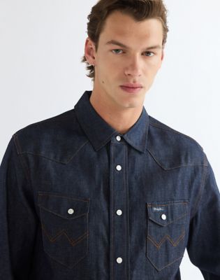 Blue Bell Regular Indigood Icons 27MW Western Shirt in Indigo Raw