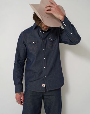 Blue Bell Regular Indigood Icons 27MW Western Shirt in Indigo Raw