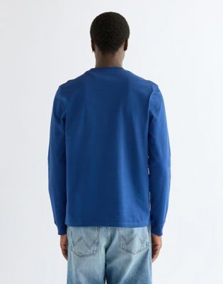 Regular Long Sleeve Tee in Blue Depths