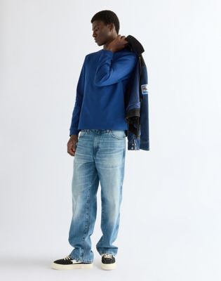 Regular Long Sleeve Tee in Blue Depths