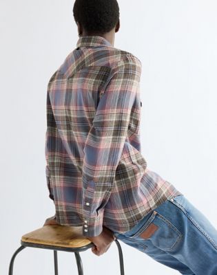 Regular Western Shirt in Soft Brown