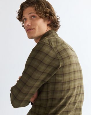 Regular Western Shirt in Olive Night