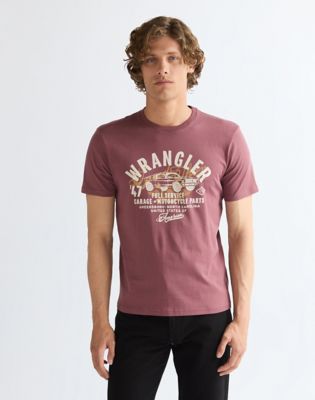 Regular Americana Tee in Rose Brown