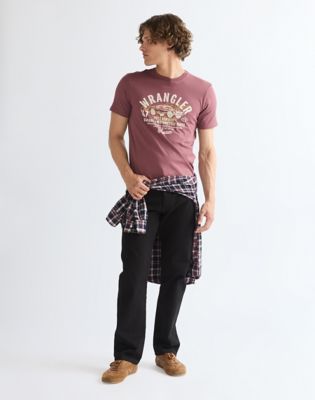 Regular Americana Tee in Rose Brown