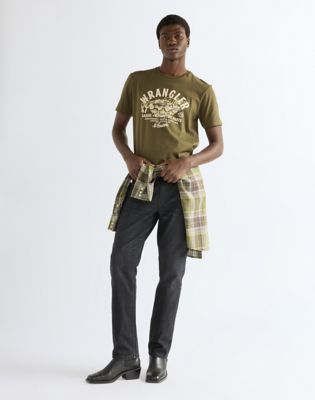 Regular Americana Tee in Olive Night