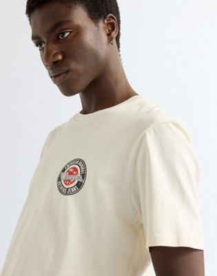 Regular Small Americana Tee in Antique White