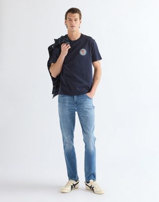 Regular Small Americana Tee in Dark Sapphire