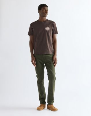 Regular Small Americana Tee in Chocolate Torte