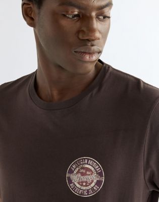 Regular Small Americana Tee in Chocolate Torte