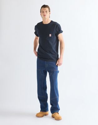 Relaxed Pocket Tee in Dark Sapphire