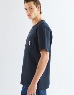 Relaxed Pocket Tee in Dark Sapphire