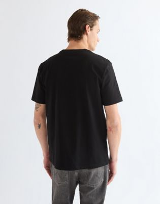Regular Small Graphic Tee in Black Beauty