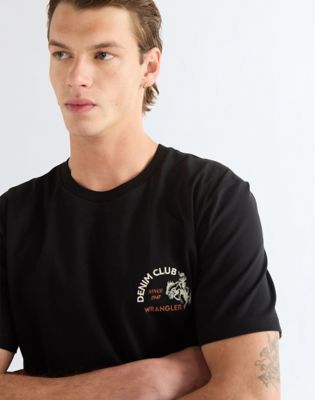 Regular Small Graphic Tee in Black Beauty