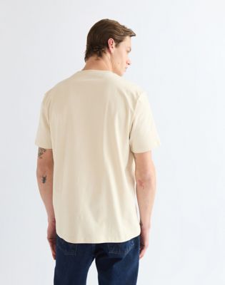 Regular Small Graphic Tee in Almond Milk