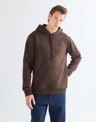 Regular Sign Off Hoodie in Chocolate Torte