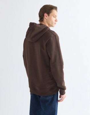 Regular Sign Off Hoodie in Chocolate Torte
