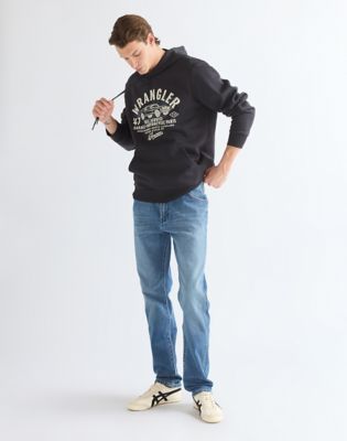 Regular Americana Hoodie in Black Beauty