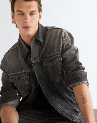 Relaxed Anti Fit Toughlite Trucker Jacket in Smoky Granite