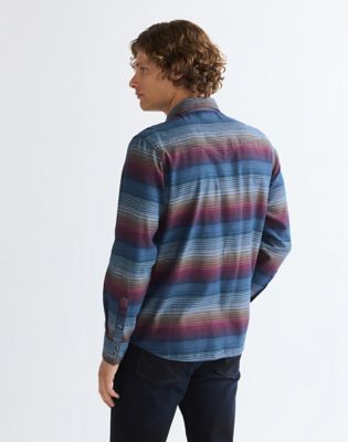 Regular Western Shirt in Dark Americana
