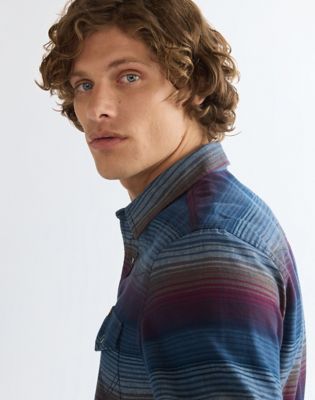 Regular Western Shirt in Dark Americana