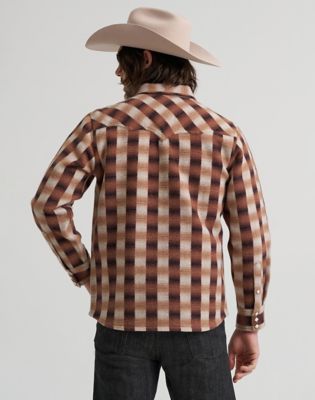 Blue Bell Regular Wool Western Shirt in Ombre