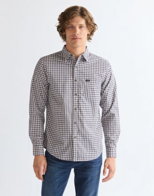 Regular One Pocket Shirt in Rose Brown