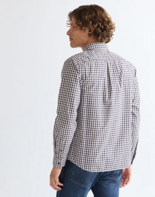 Regular One Pocket Shirt in Rose Brown
