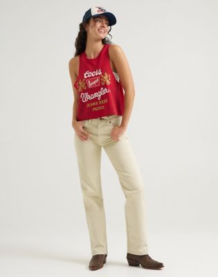 Wrangler&reg; x Coors&reg; 13MWZ Original Cowboy Cut Jean in Ecru