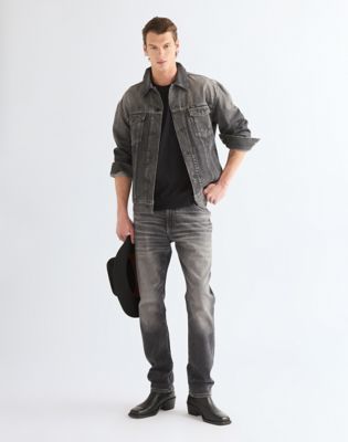 Redford Regular Tapered Toughlite Jean in Smoky Granite