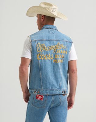 Wrangler&reg; x Coors&reg; Vest:Beer Wash:XL main view