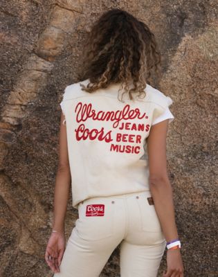 Wrangler&reg; x Coors&reg; Vest in Ecru