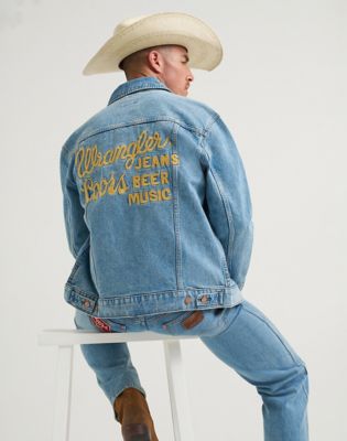 Wrangler Wrangler® x Coors® Embroidery Jacket Beer Wash Taglia XS