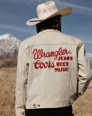 Wrangler&reg; x Coors&reg; Embroidery Jacket in Ecru