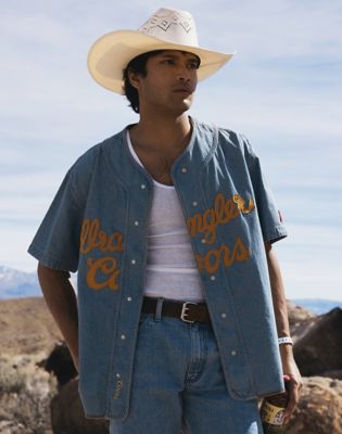 Wrangler&reg; x Coors&reg; Denim Jersey in Beer Wash