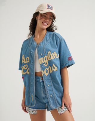 Wrangler&reg; x Coors&reg; Denim Jersey in Beer Wash
