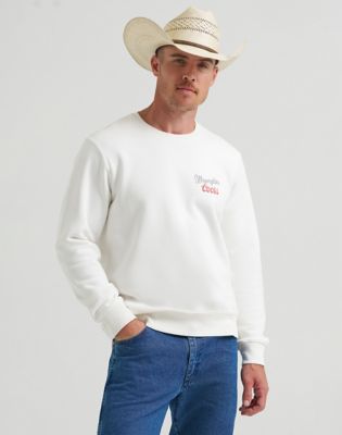 Wrangler&reg; x Coors&reg; Crewneck Sweatshirt in Marshmallow