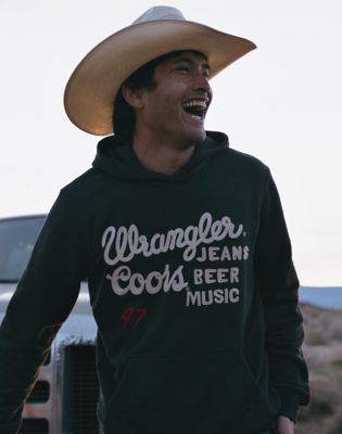 Wrangler&reg; x Coors&reg; Hoodie:Washed Black:M main view