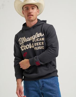 Wrangler&reg; x Coors&reg; Hoodie:Washed Black:M alternative view
