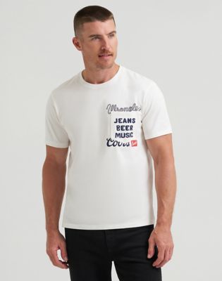 Wrangler Wrangler® x Coors® Pocket Tee Marshmallow Taglia XS