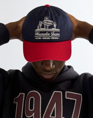 Sign Cap in Navy