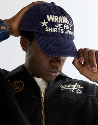 Corduroy Cap in Navy