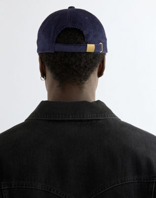 Corduroy Cap in Navy