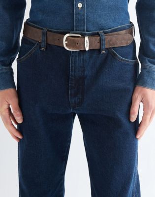 Easy Leather Belt in Dark Brown