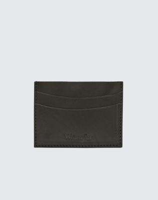 Leather Card Holder in Black